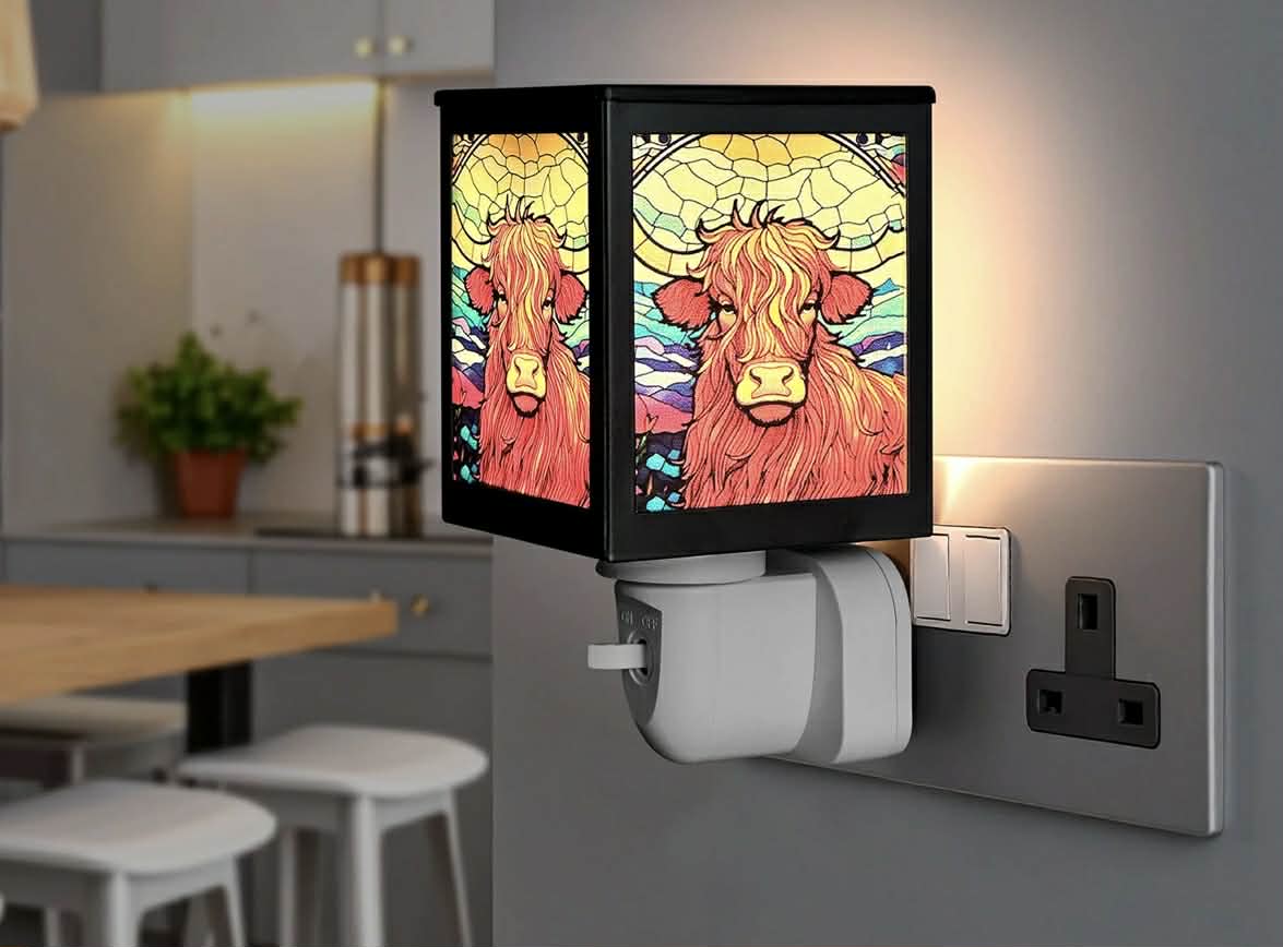 Plug In Electric Melt Burner - Highland Cow
