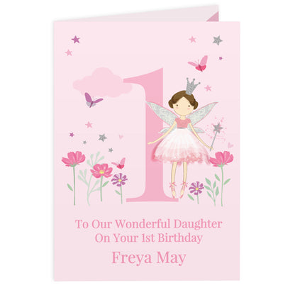 Personalised Fairy Princess Birthday Card