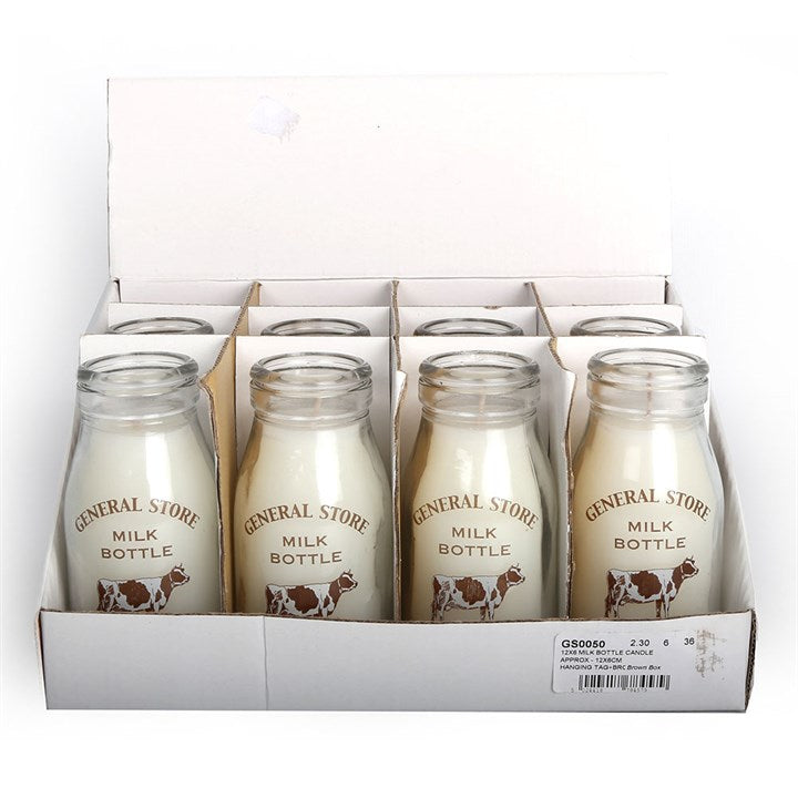 Vanilla Milk Bottle Candle