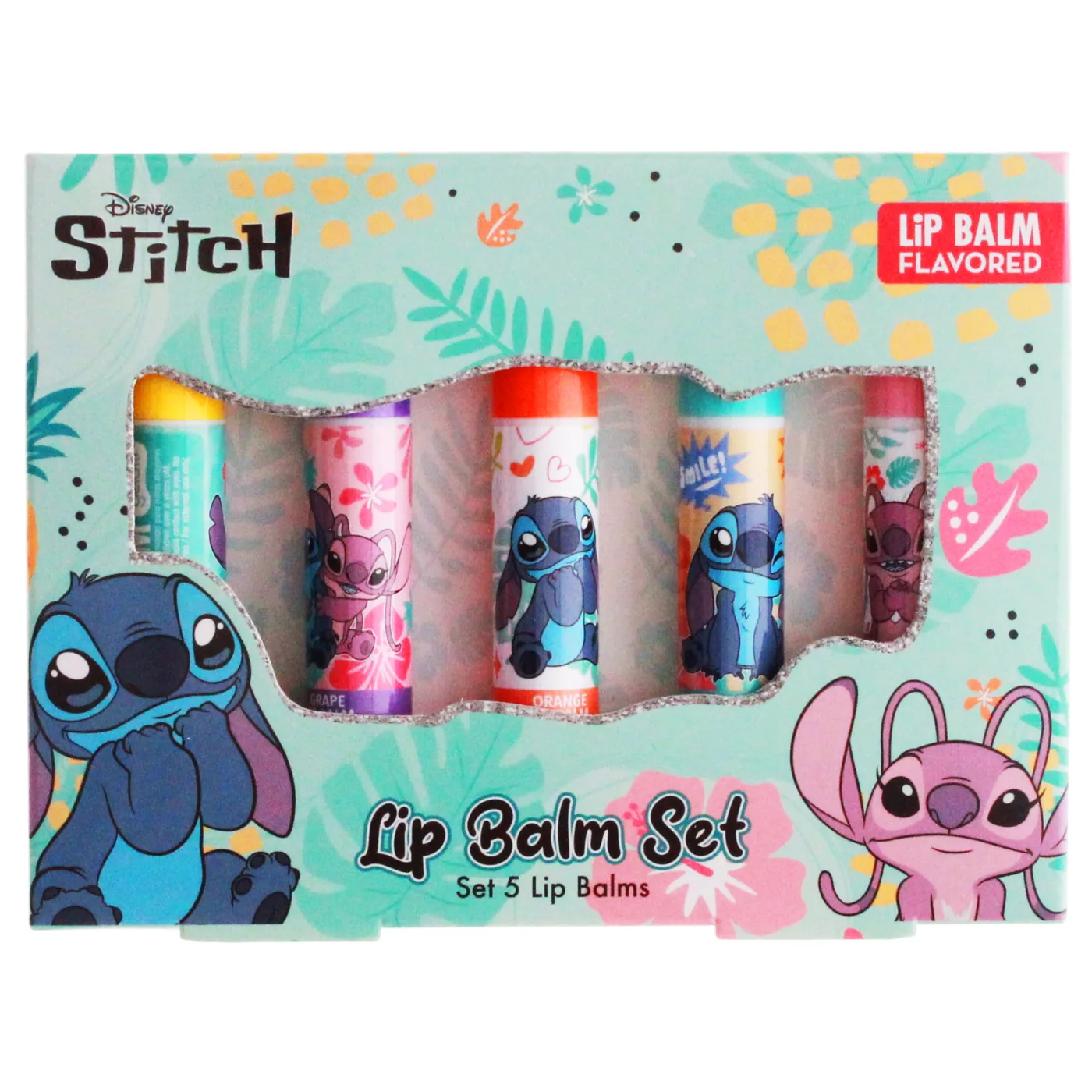 DISNEY STITCH 4G L/BALM COLLECTION 5PK
