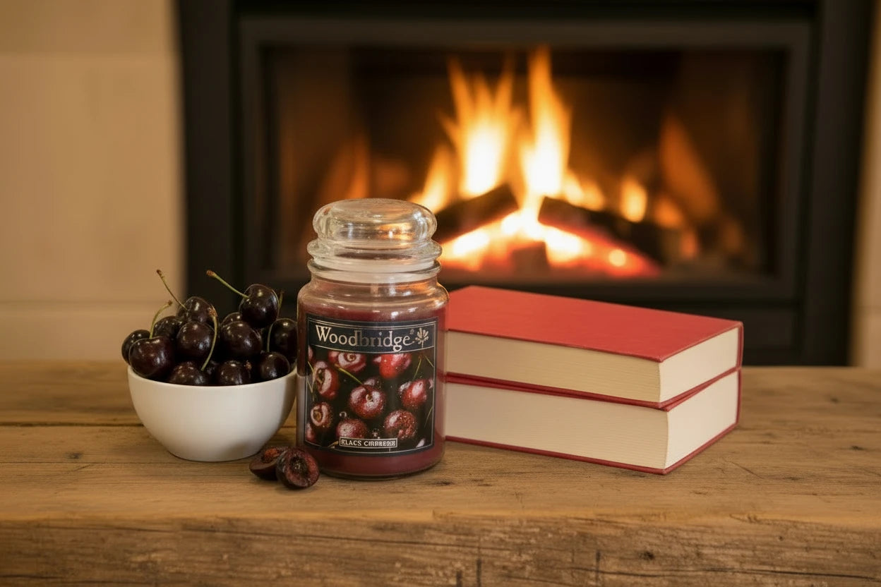 Black cherry Jar Candle