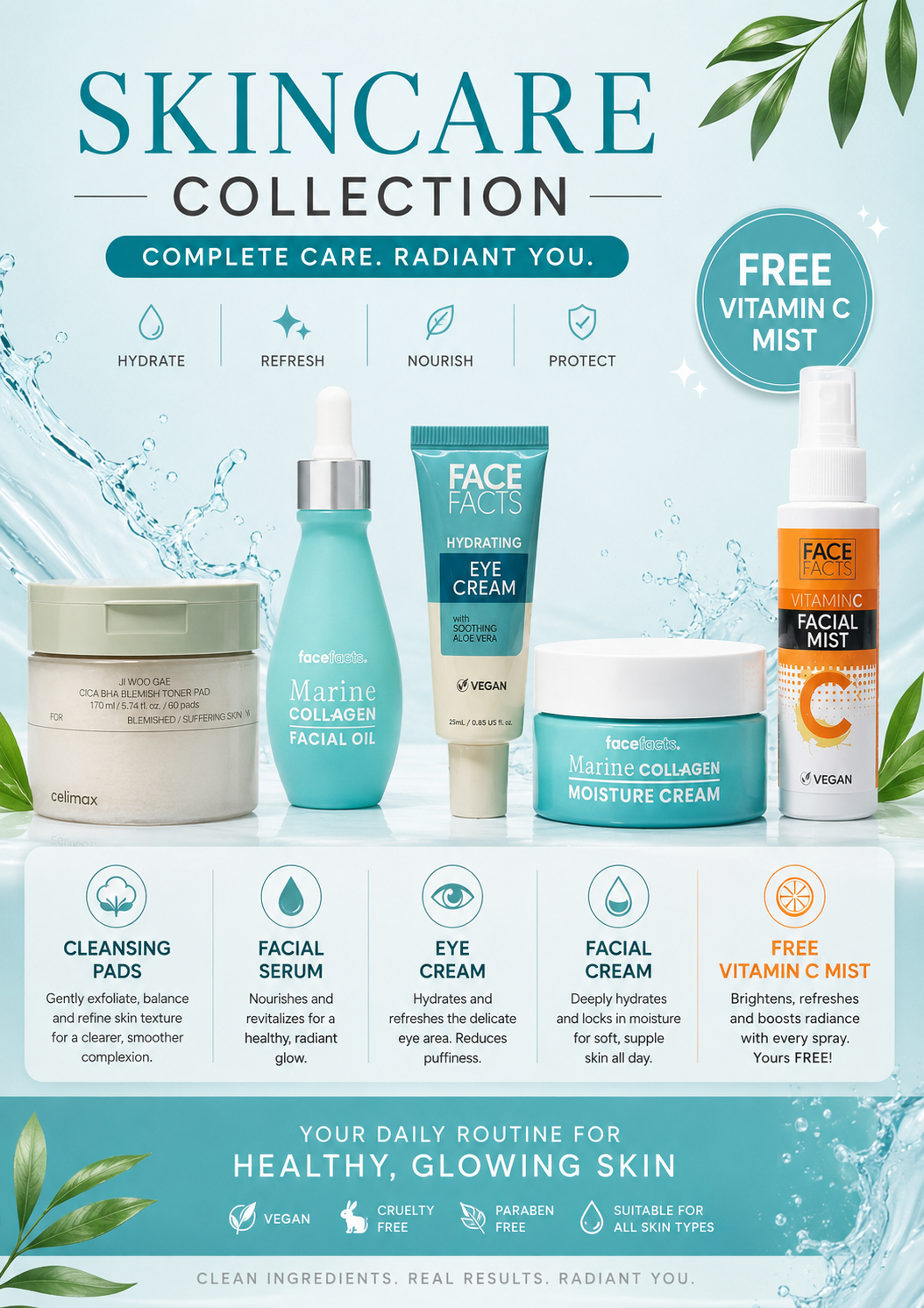 Skincare Collection with FREE mist