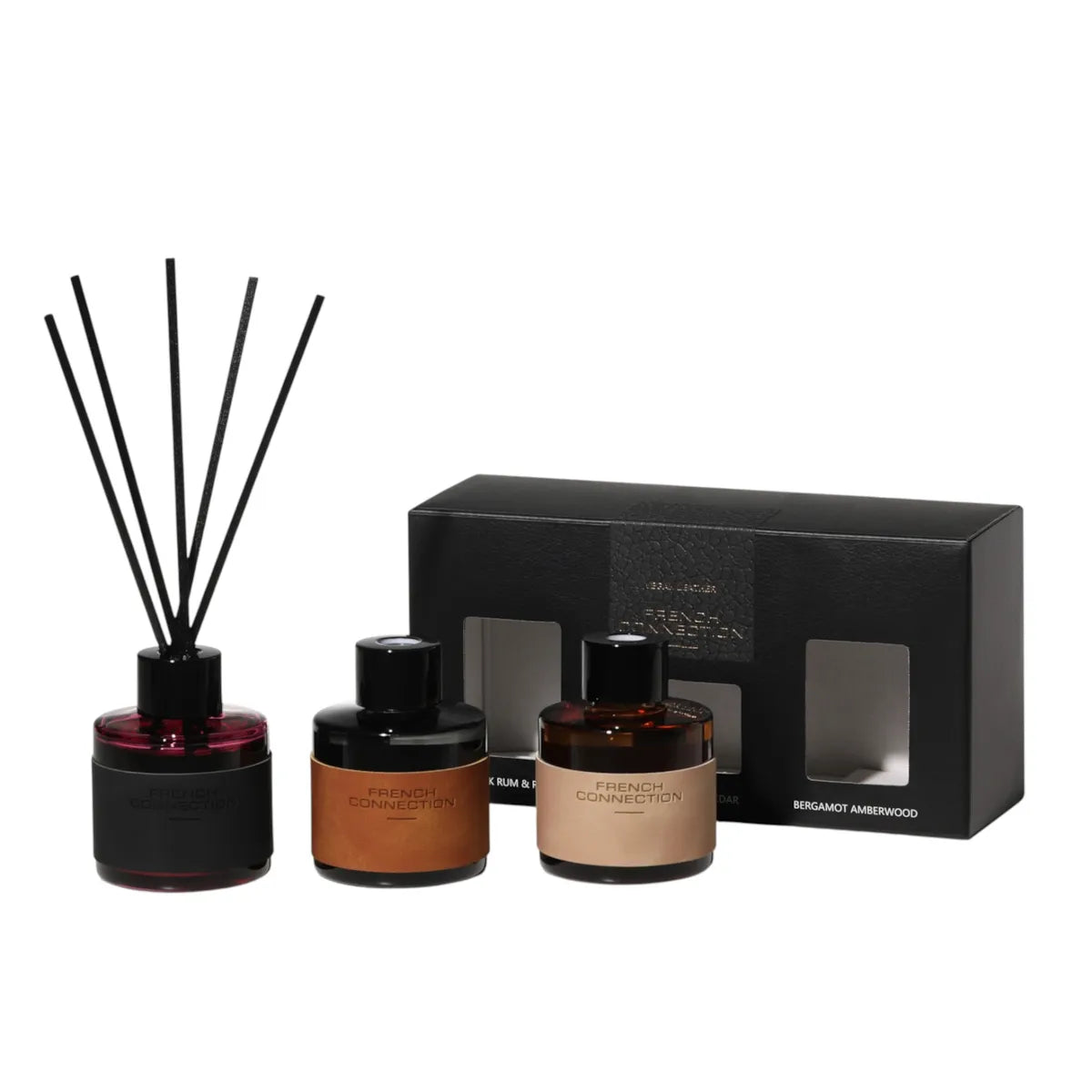Leather Range Trio of Diffusers by French Connection
