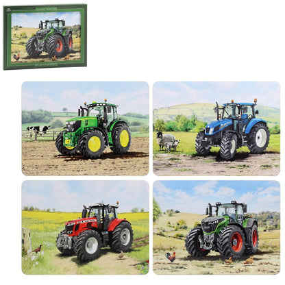 TRACTORS PLACEMATS PACK OF 4