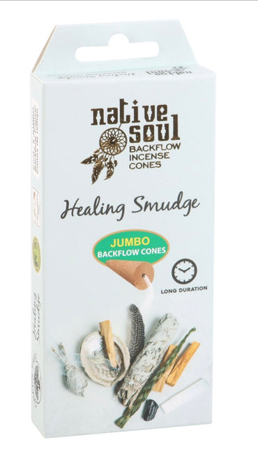 BRONZE EFFECT HAND WITH FLOWER BACKFLOW INCENSE BURNER WITH FREE PACK OF INCENSE CONES