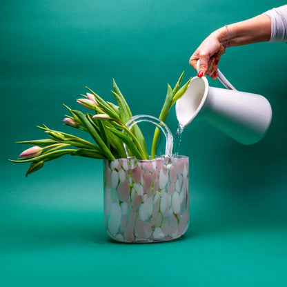 Large Handbag Vase : Blush Pink