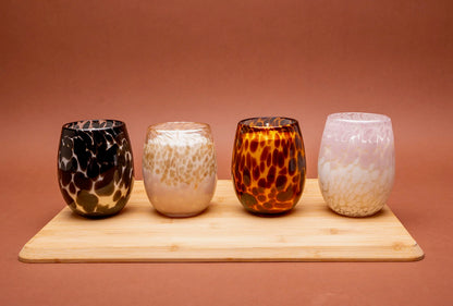 Stemless Wine Glass Candles