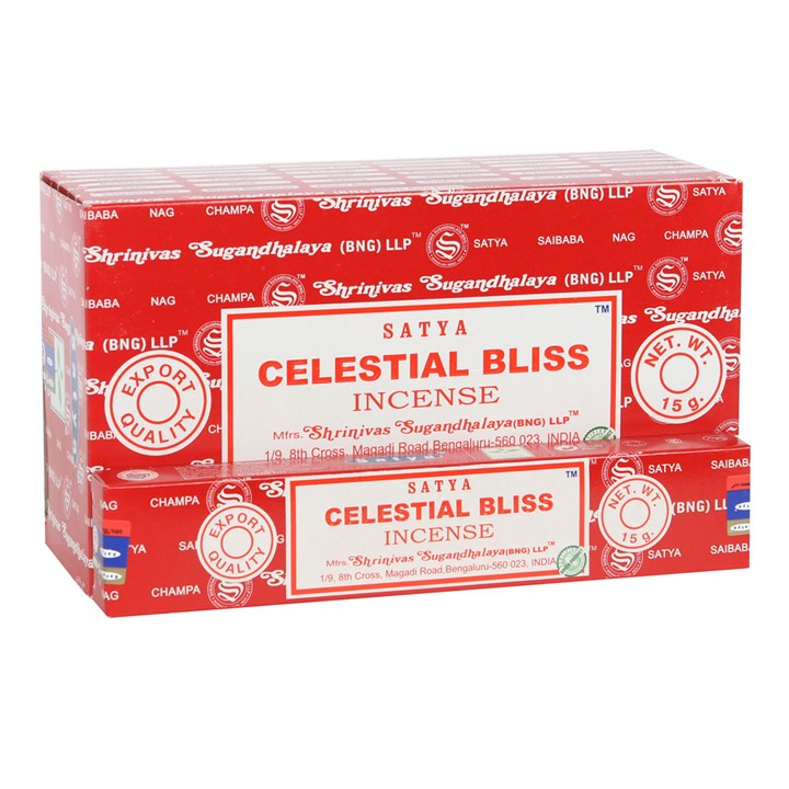 Set of 12 Satya Celestial Bliss Forest Incense Sticks (12/50)
