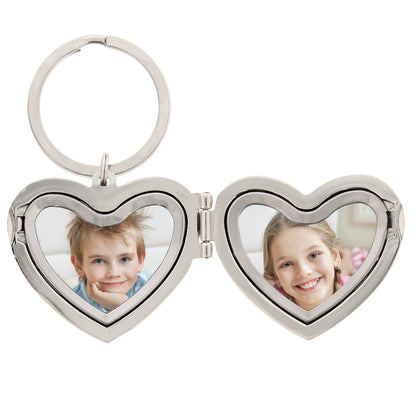 Personalised Heart Photoframe Keyring