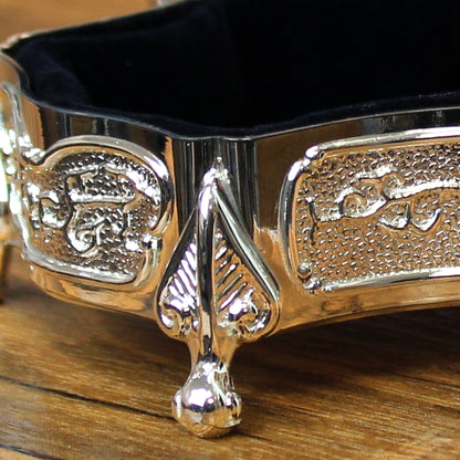 Personalised Small Silver Plated Jewellery Box