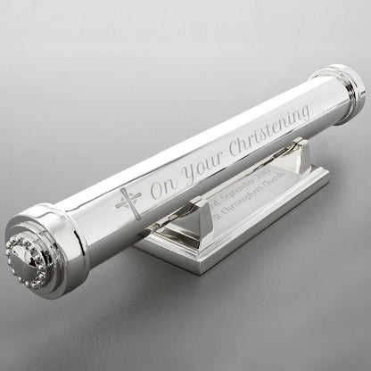 Personalised On Your Christening Certificate Holder