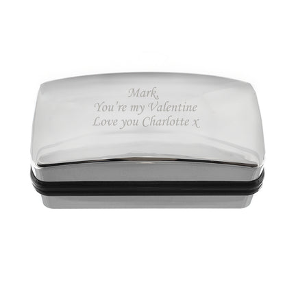 Personalised Engraved Cufflink Box