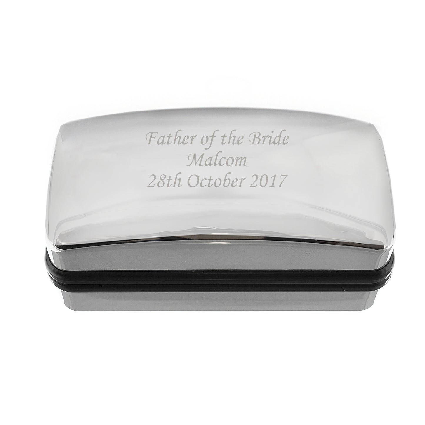 Personalised Engraved Cufflink Box