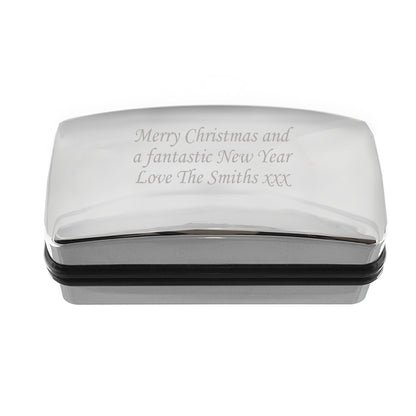 Personalised Engraved Cufflink Box