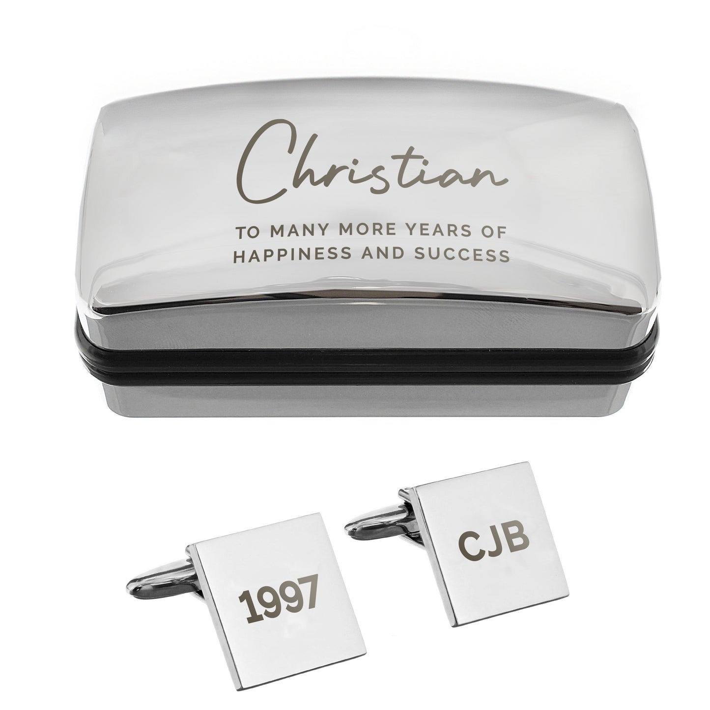 Personalised Cufflinks & Cufflink Box