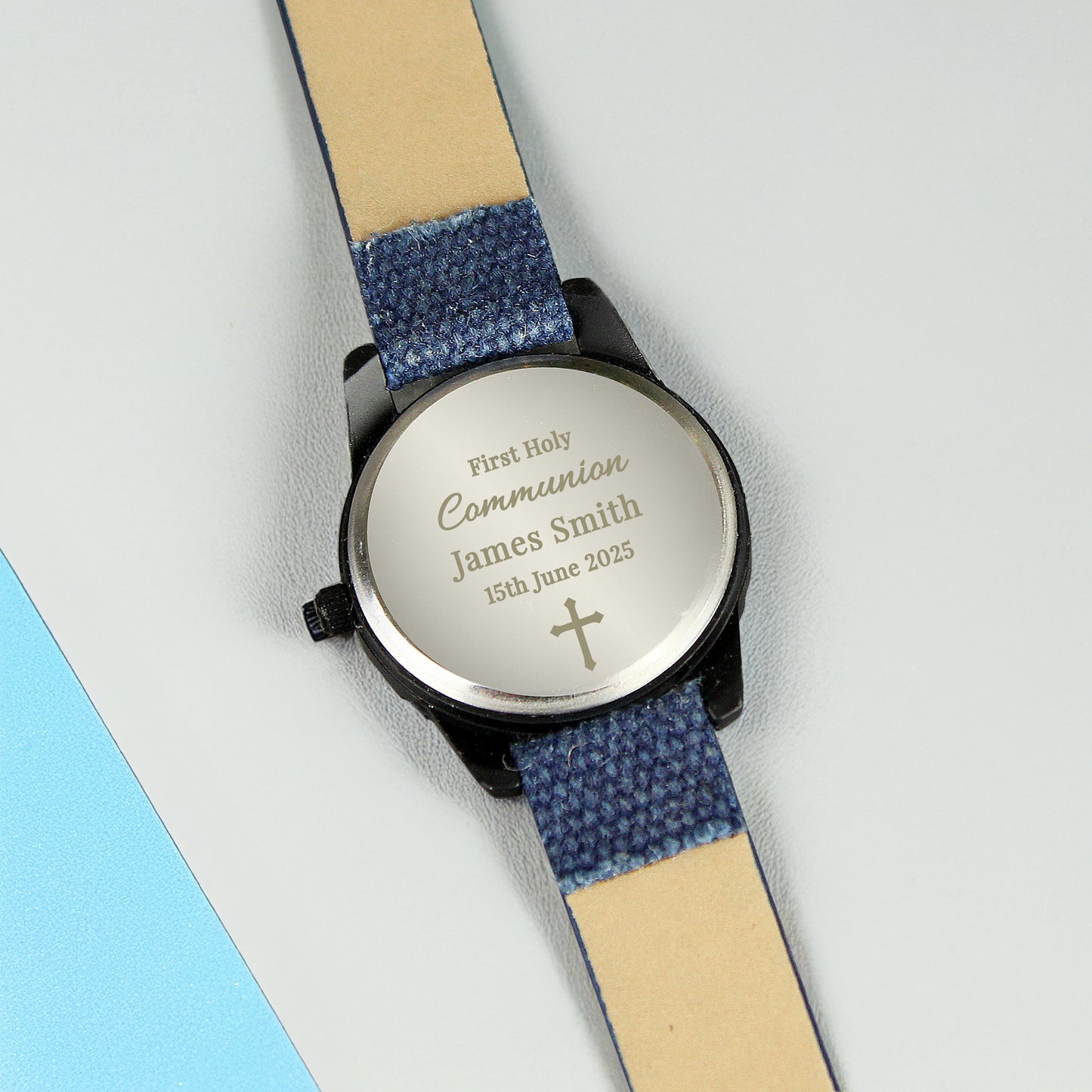 Personalised Religious Blue Watch