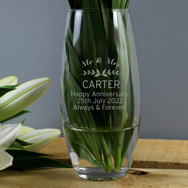 Personalised Classic Bullet Vase