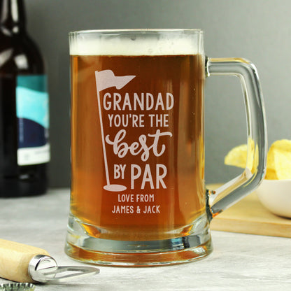 Personalised Best By Par Tankard
