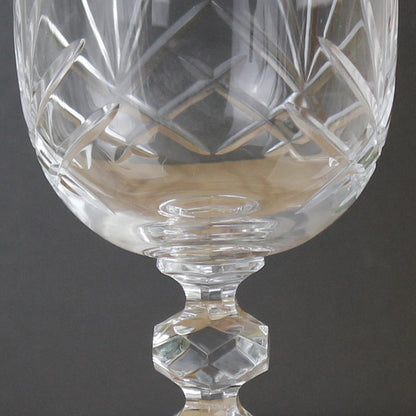 Personalised Cut Crystal Wine Glass