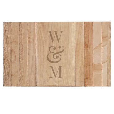 Personalised Initials Wooden Sofa Tray
