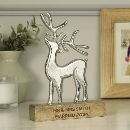 Personalised Stag Ornament