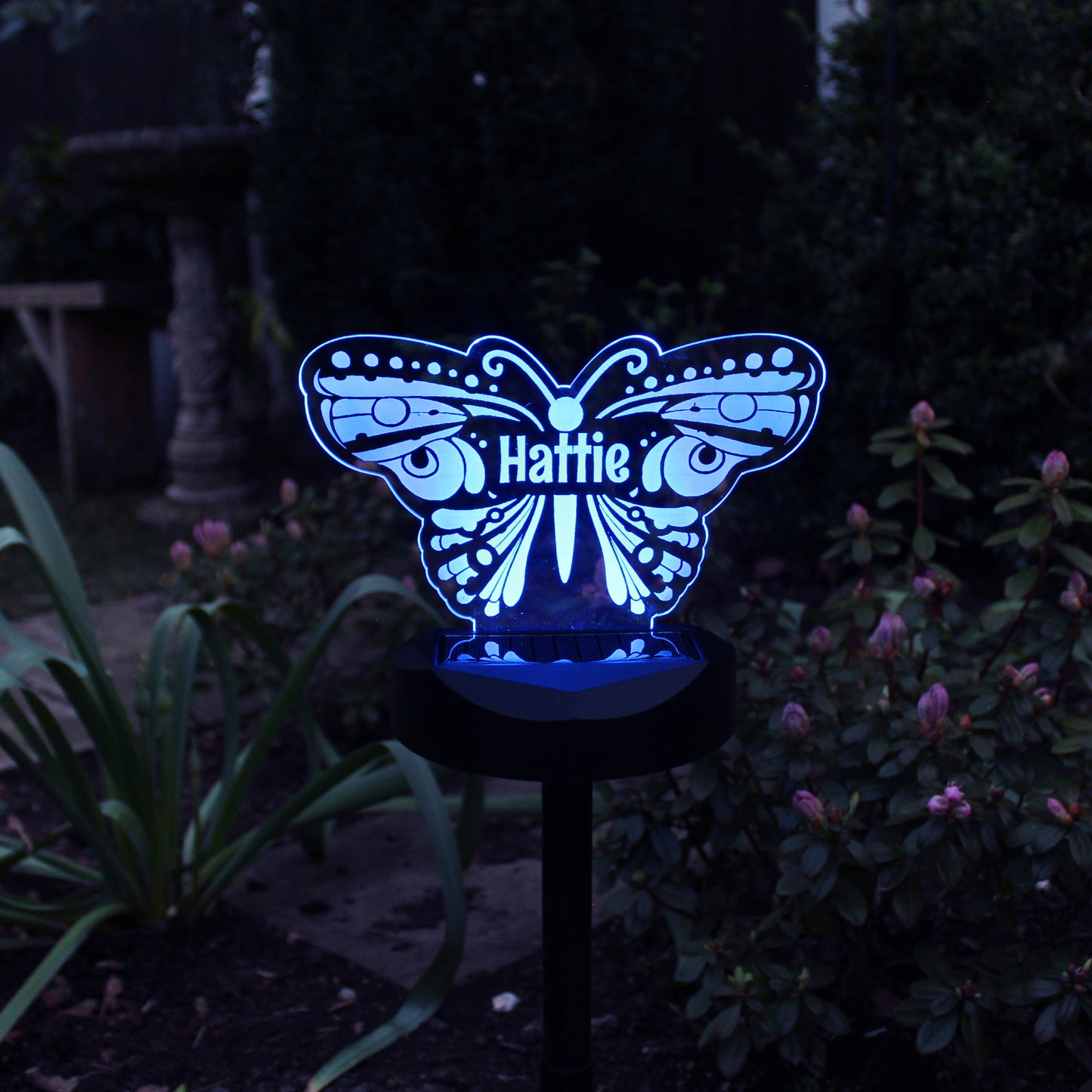 Personalised Butterfly Solar Light