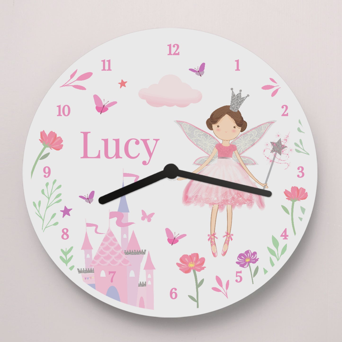 Personalised Fairy Princess Clock