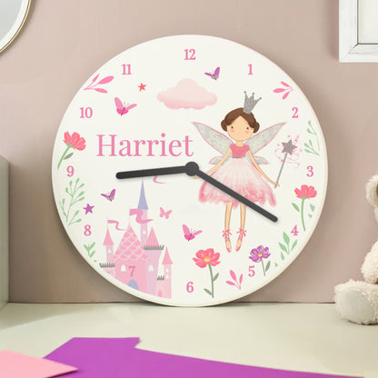 Personalised Fairy Princess Clock