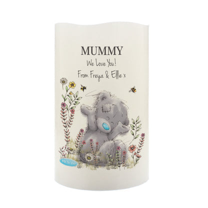 Personalised Me to You Floral LED Candle