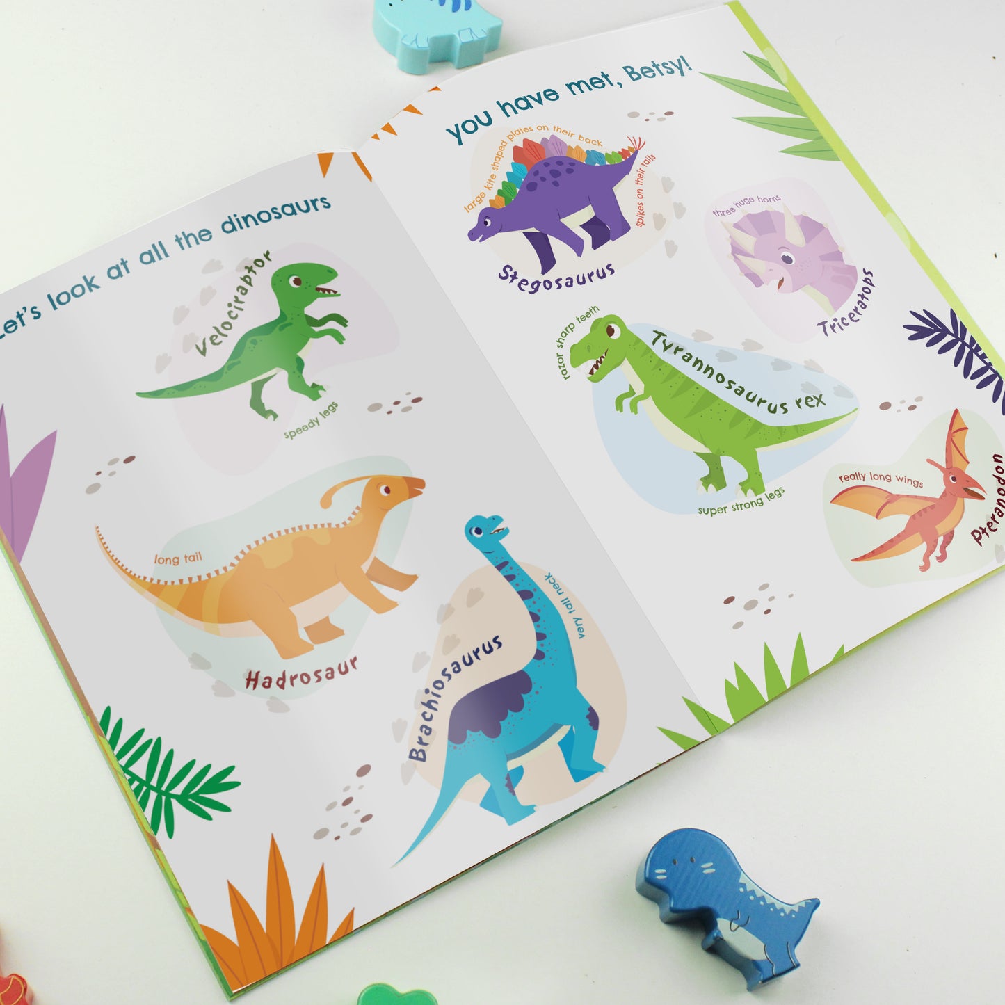 Personalised Dinosaur Adventure Story Book