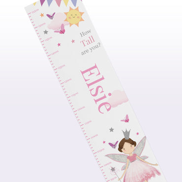 Personalised Fairy Princess Height Chart