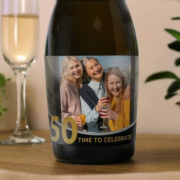 Personalised Photo Upload Birthday Prosecco