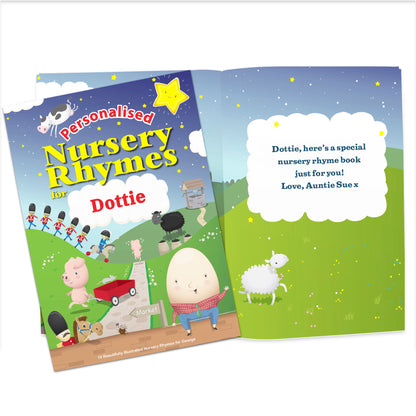 Personalised Nursery Rhyme Book