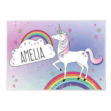 Personalised Unicorn Placemat
