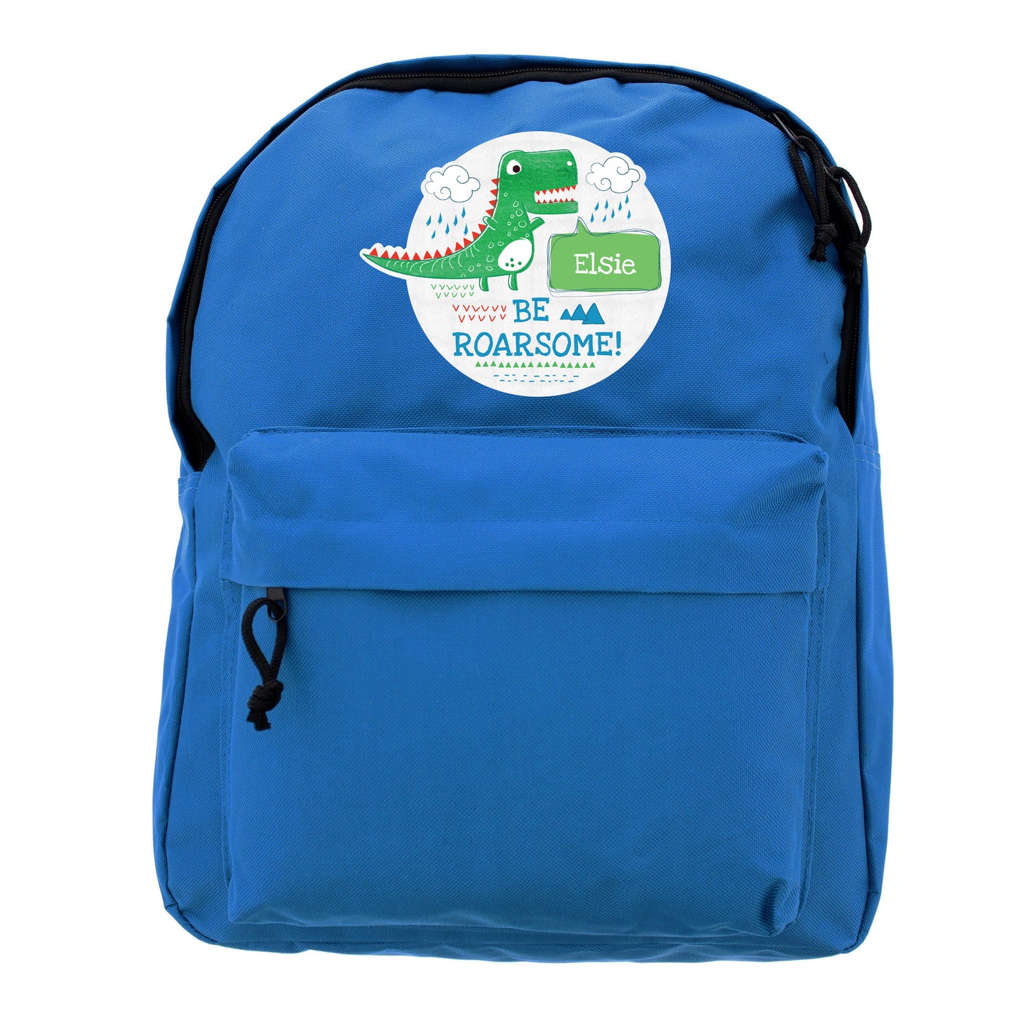 Personalised 'Be Roarsome' Dinosaur Backpack