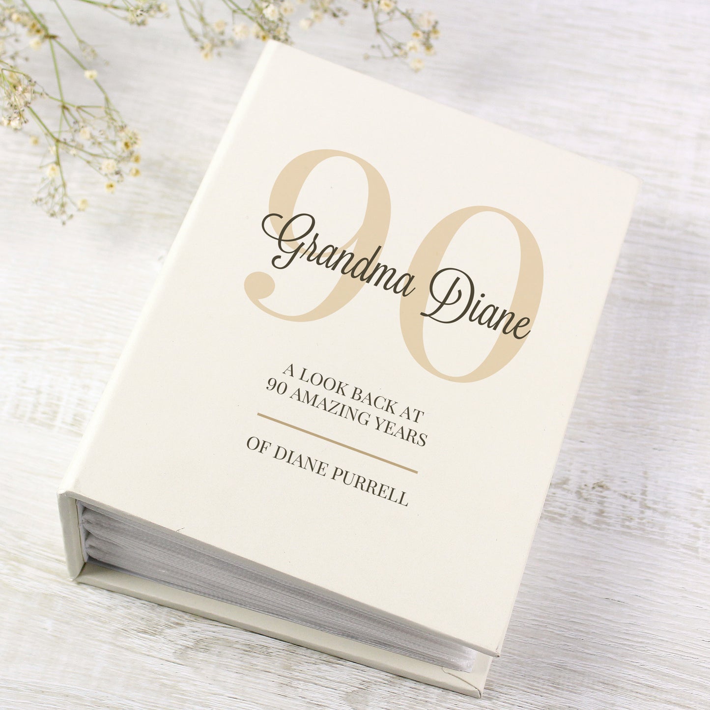 Personalised Big Birthday 6x4 Photo Album with Sleeves