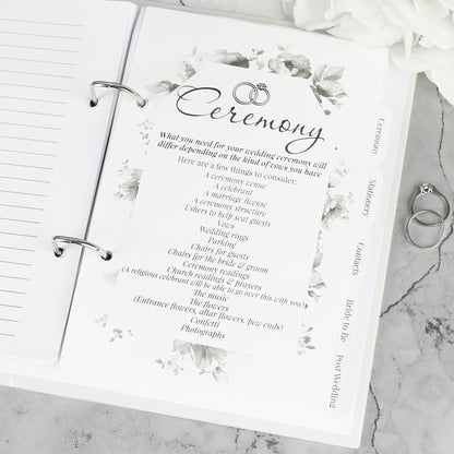 Personalised Floral Wedding Planner