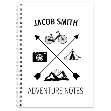 Personalised Adventure A5 Notebook