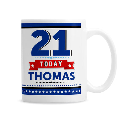 Personalised Birthday Star Mug