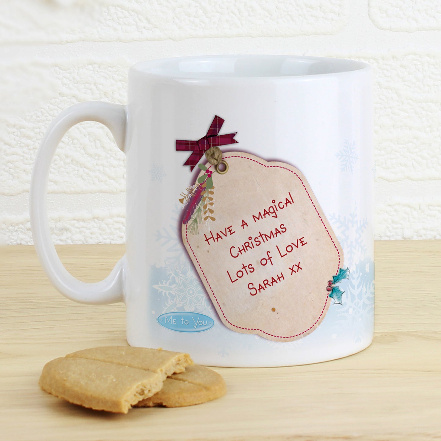 Personalised Me To You Christmas Present Mug