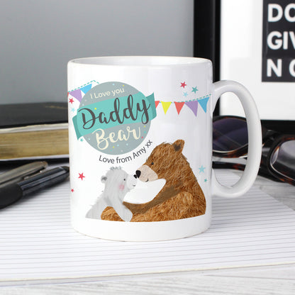 Personalised Daddy Bear Bunting Mug