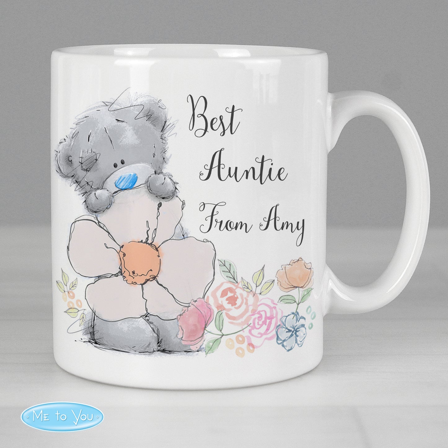 Personalised Me to You Floral Daisy Mug