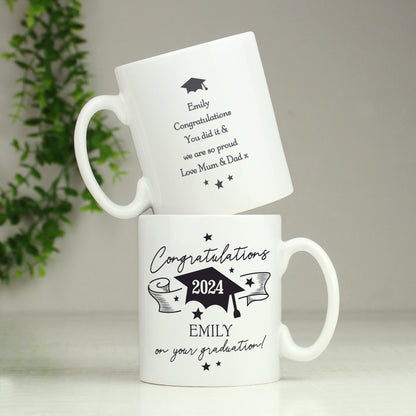 Personalised Graduation Scroll Mug