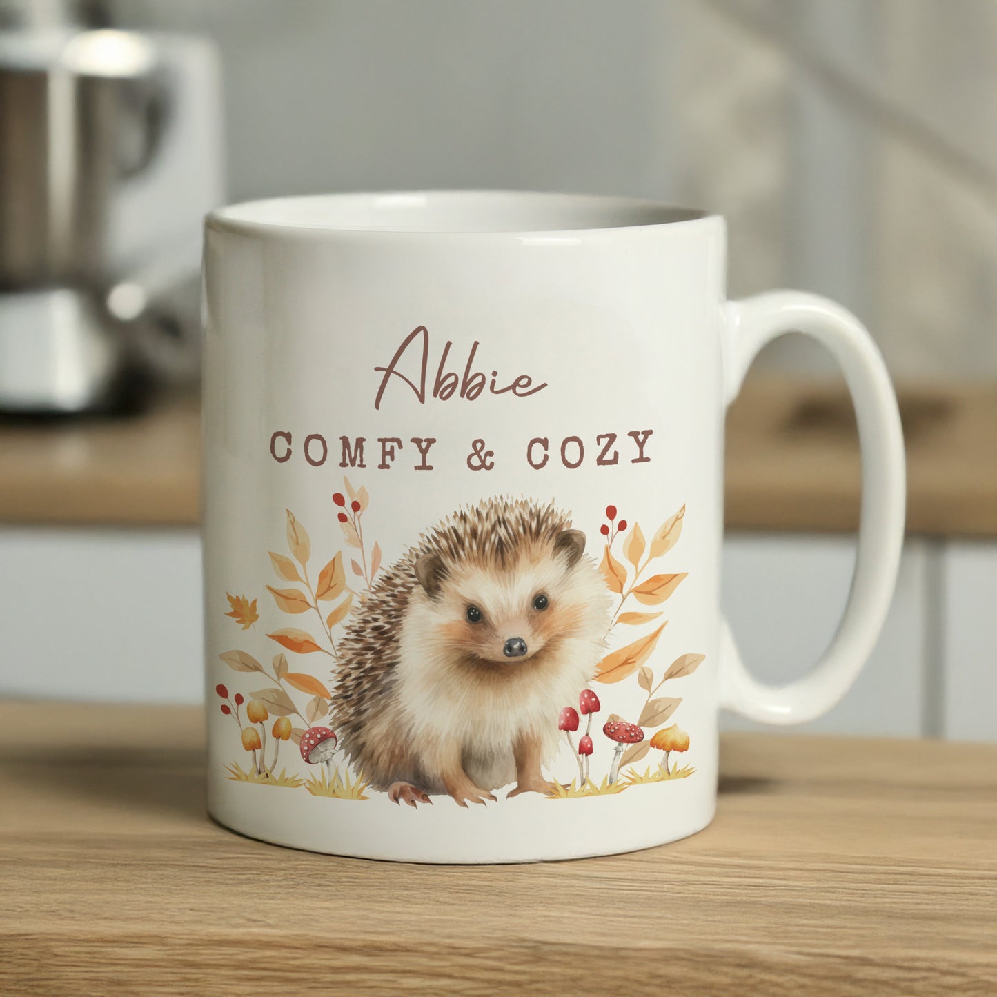 Personalised Hedgehog Mug