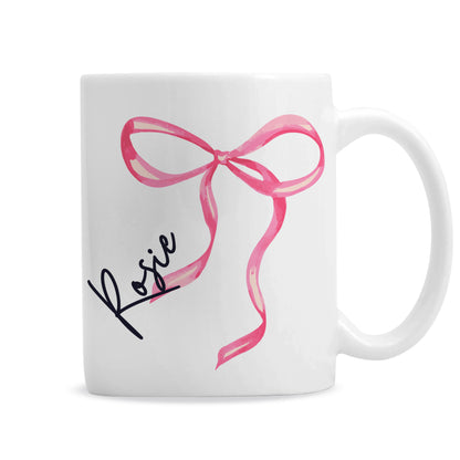 Personalised Bow Mug