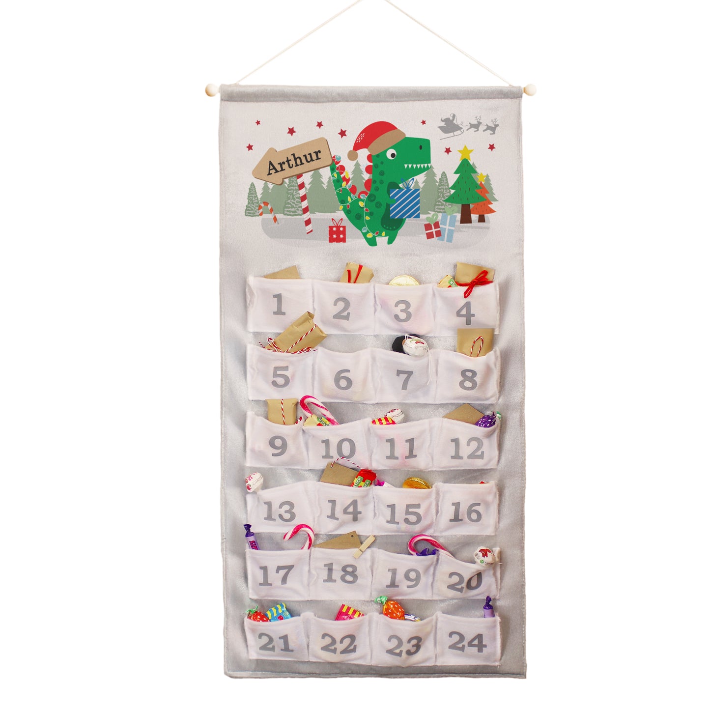 Personalised Dinosaur Advent Calendar