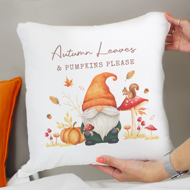 Personalised Autumn Gonk Cushion