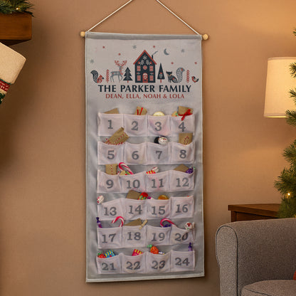 Personalised Christmas Home Advent Calendar