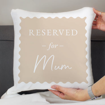 Personalised Cream Reserved For Cushion