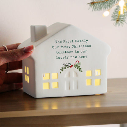 Personalised Christmas LED House